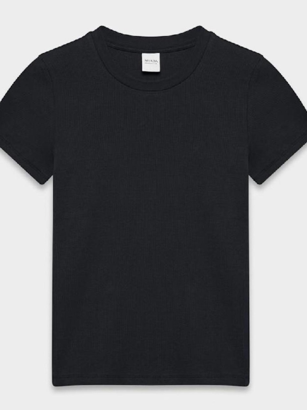 TNA By Aritzia Homestretch Black Cropped Shirt